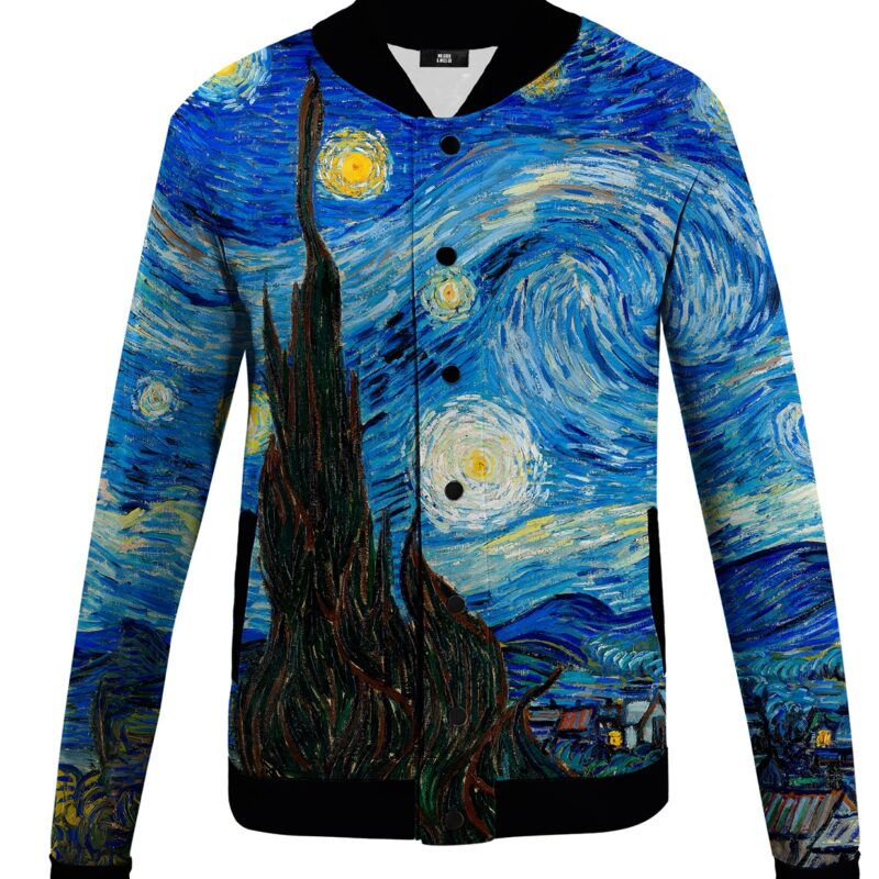 Starry Night Baseball jacket