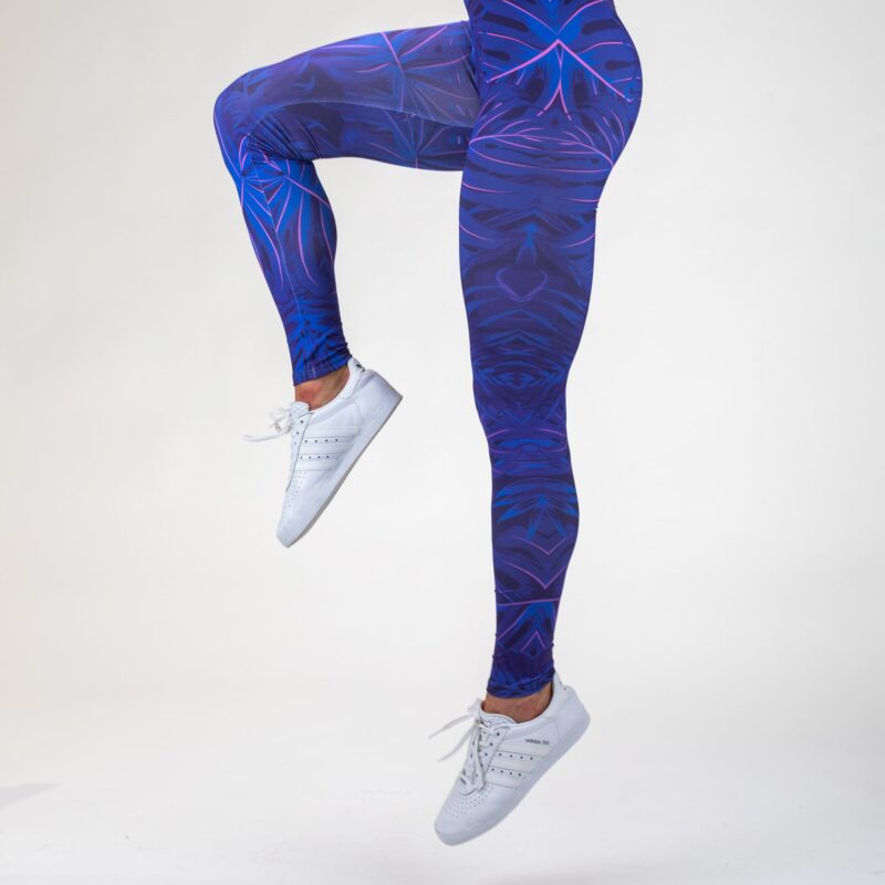 TROPICAL DARK BLUE LEGGINGS - Afbeelding 2