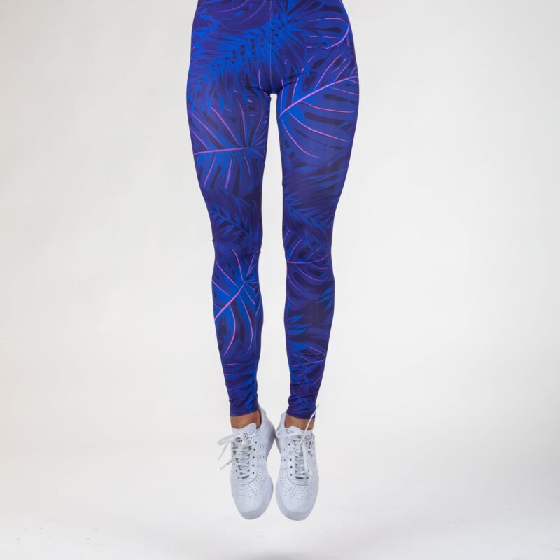 TROPICAL DARK BLUE LEGGINGS - Afbeelding 3