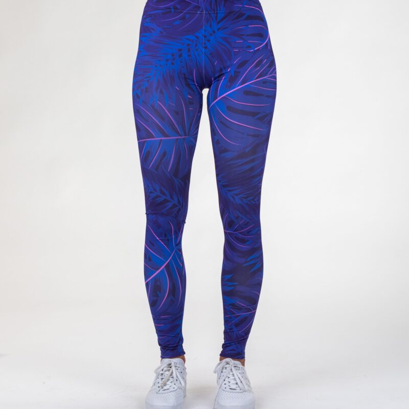 TROPICAL DARK BLUE LEGGINGS - Afbeelding 4