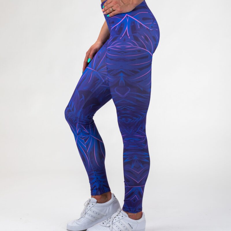 TROPICAL DARK BLUE LEGGINGS - Afbeelding 5