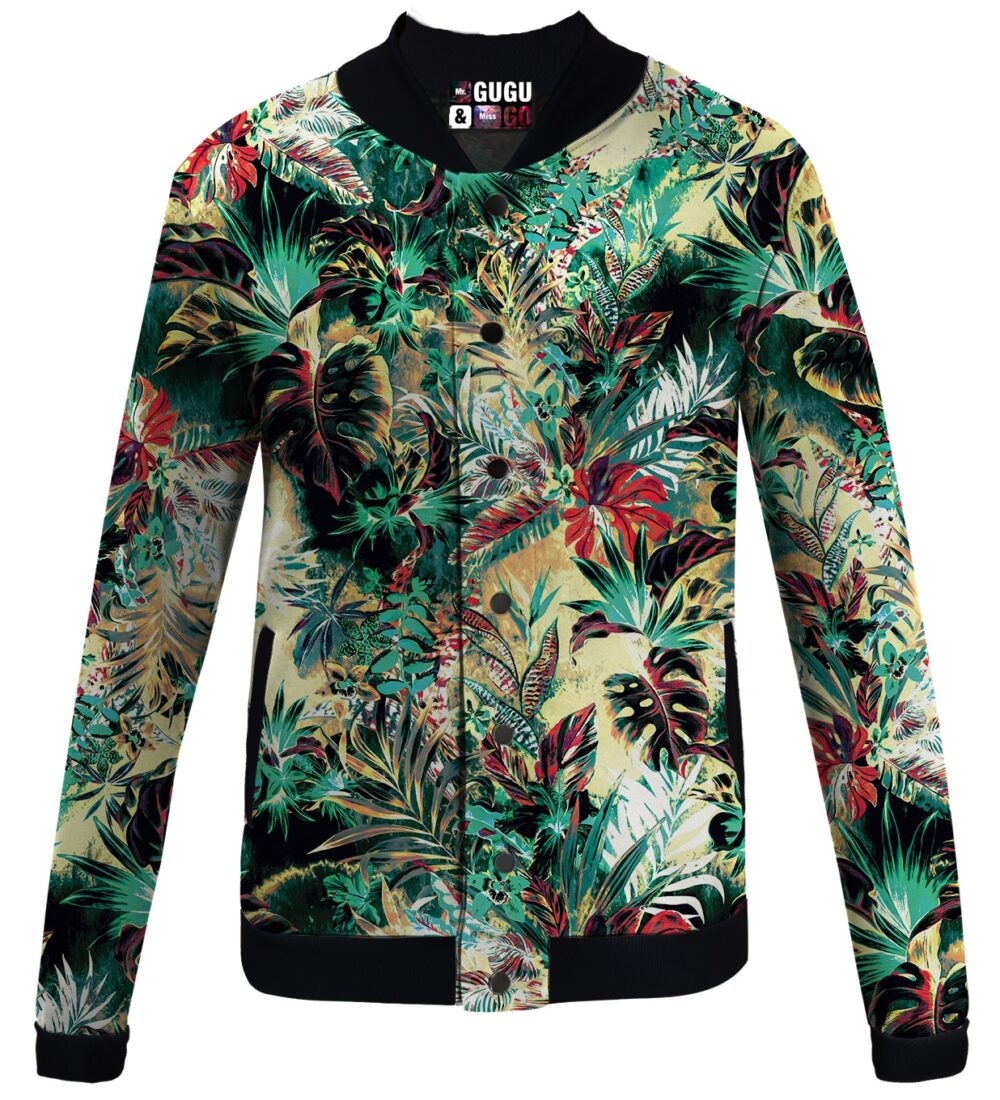 Tropical Jungle Baseball Jacket