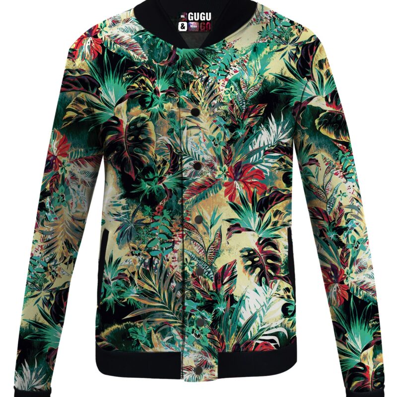 Tropical Jungle Baseball Jacket