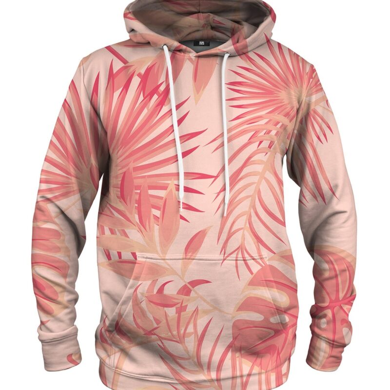 Tropical Pink Hoodie Kangaroo