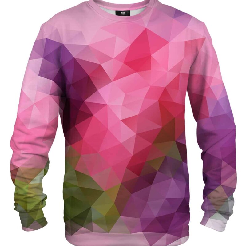 Violet geometric sweater