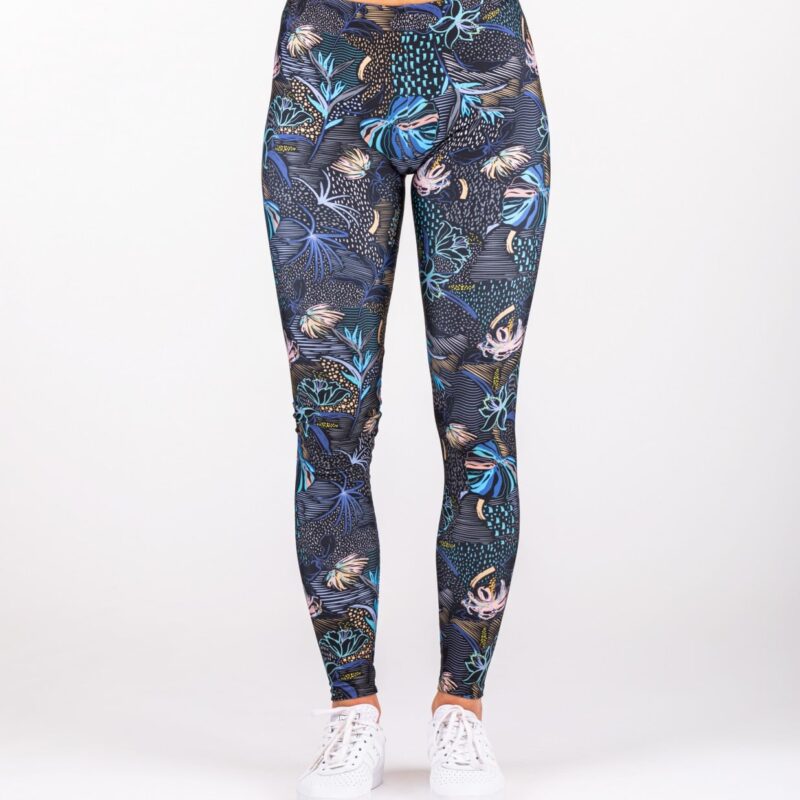 Water flowers Leggings