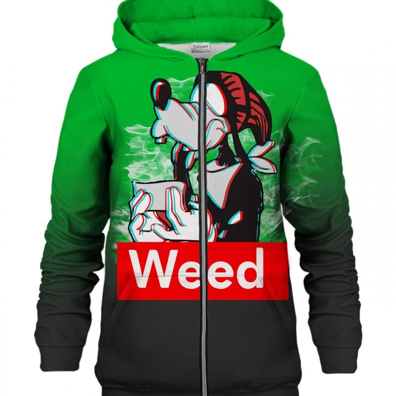 Weed Buddy Zip Hoodie