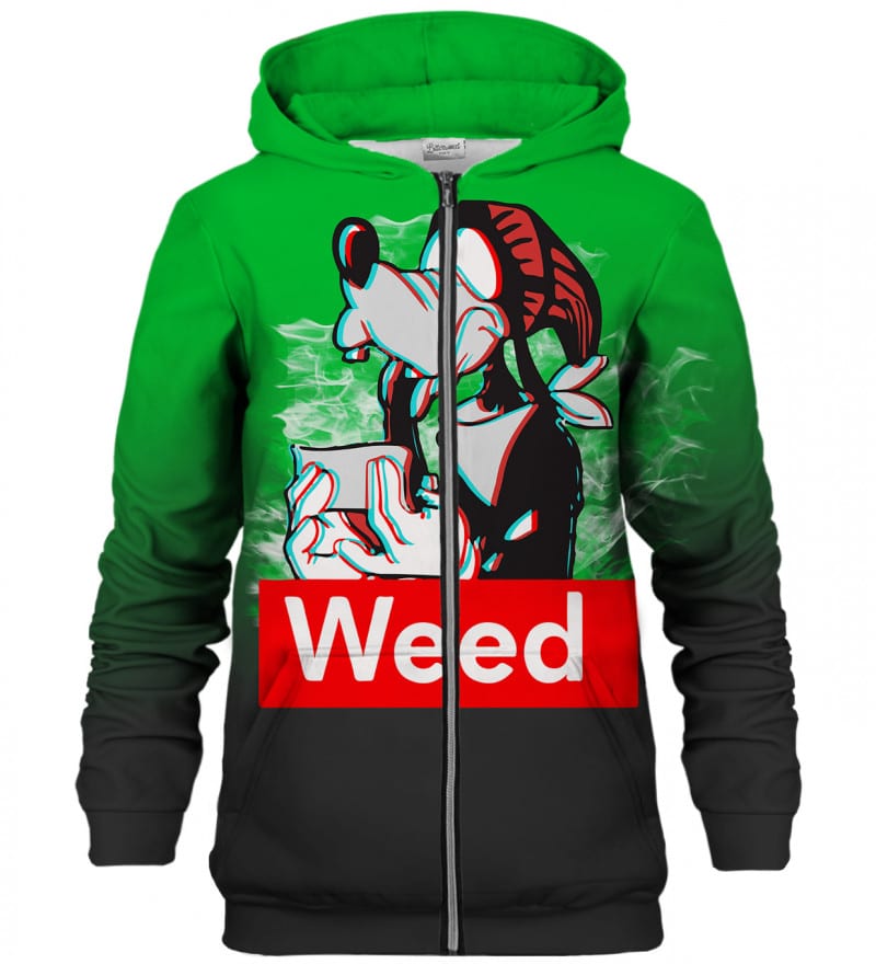 Weed Buddy Zip Hoodie