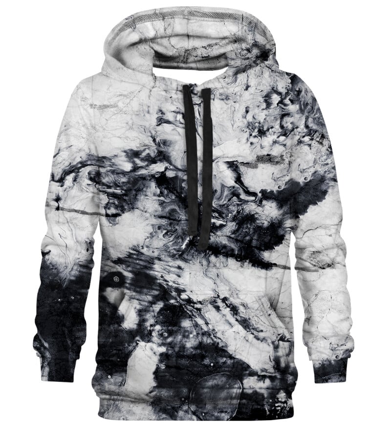 White Marble Hoodie