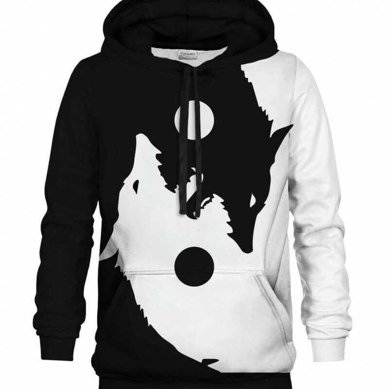 Yin Yang Wolf Hoodie