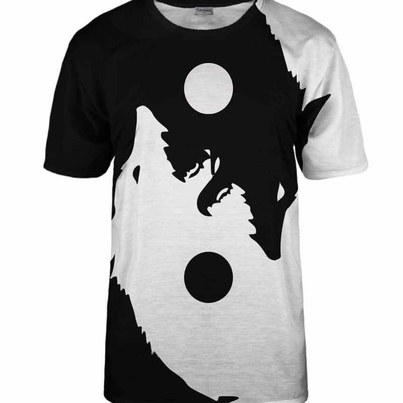 Yin Yang Wolf  T-shirt