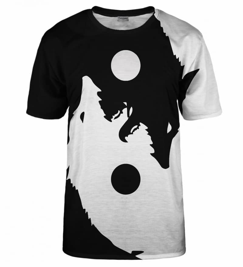 Yin Yang Wolf  T-shirt