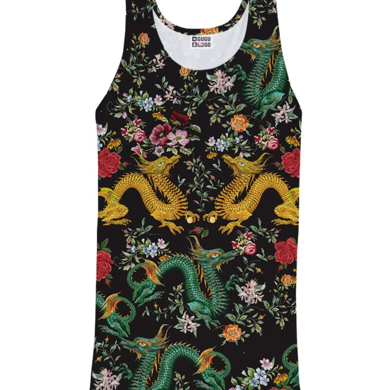 asian dragon tank top