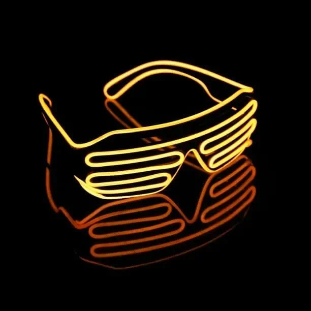 LED shutter bril oranje