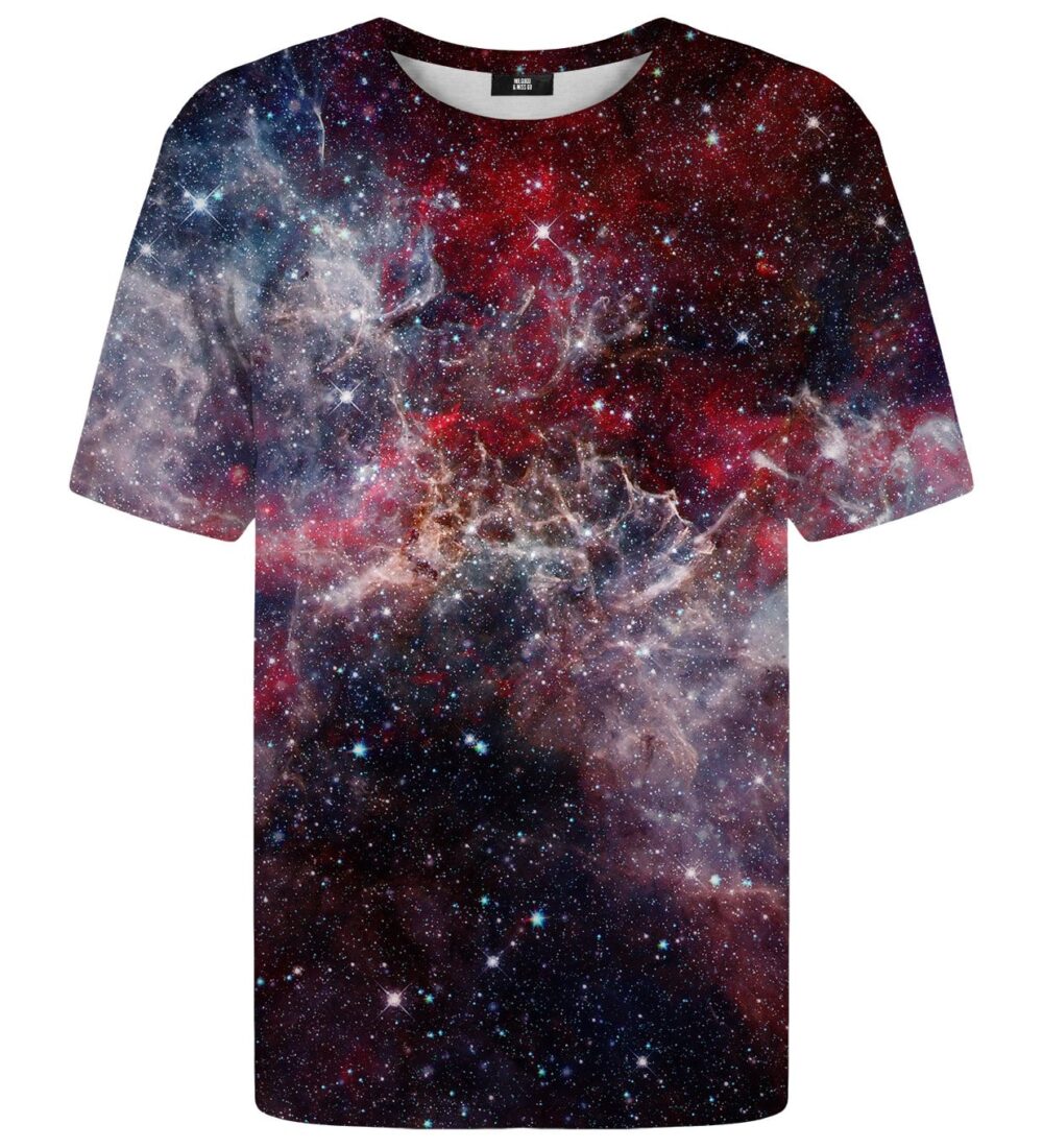 deep red nebula t-shirt