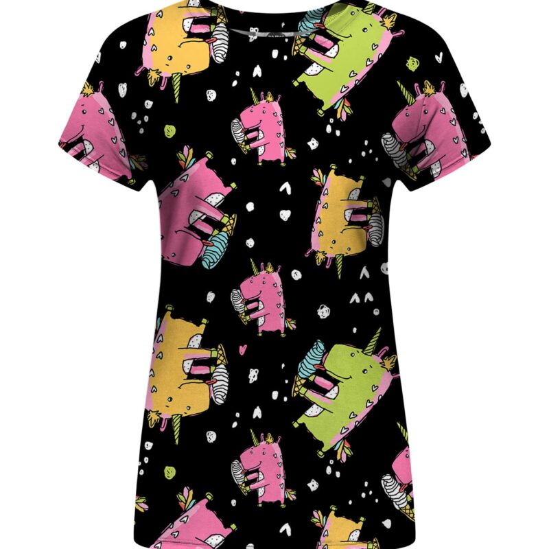 dinocorns womens t-shirt