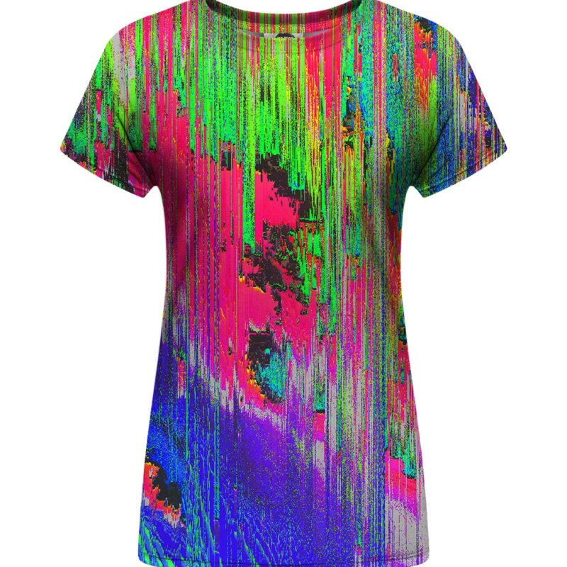 drying paint womens t-shirt