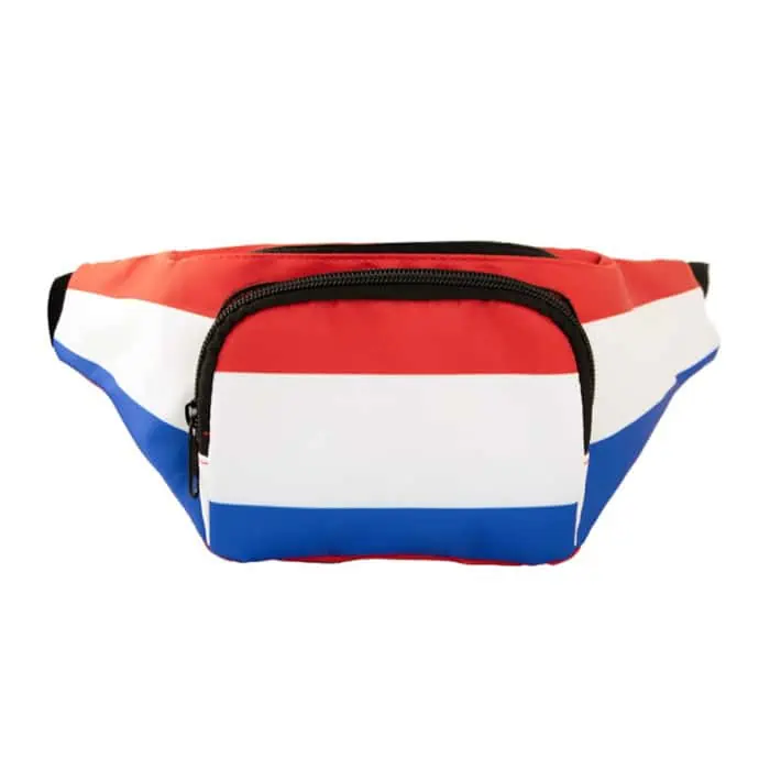 Heuptasje Nederlandse vlag rood/wit/blauw