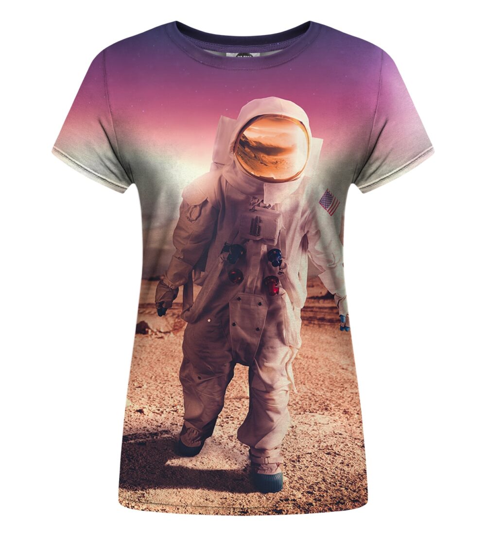 first in space womens t-shirt first in space womens t-shirt