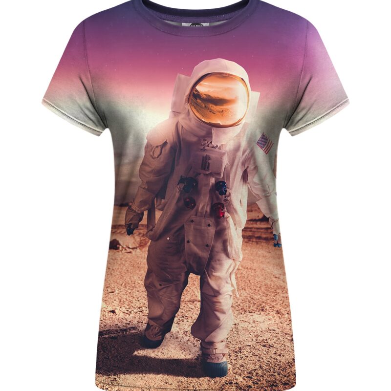 first in space womens t-shirt