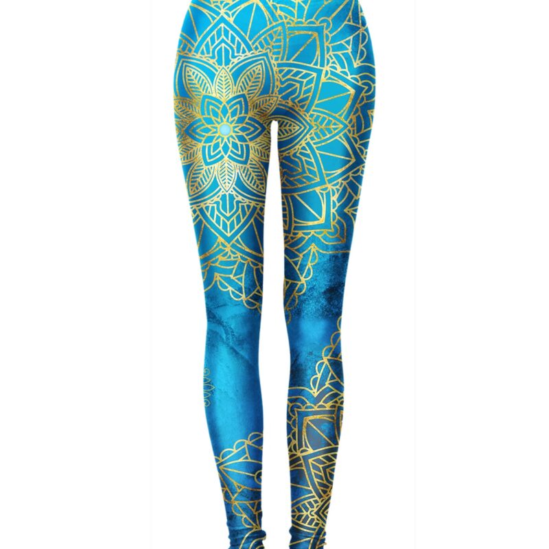 gold boho leggings