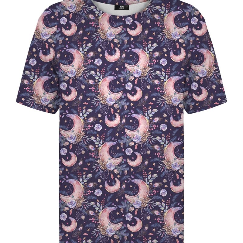 moon pattern t-shirt