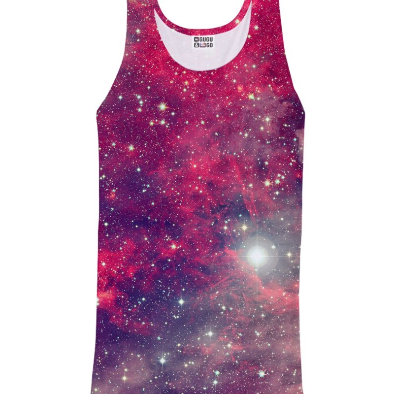 red galaxy tank top