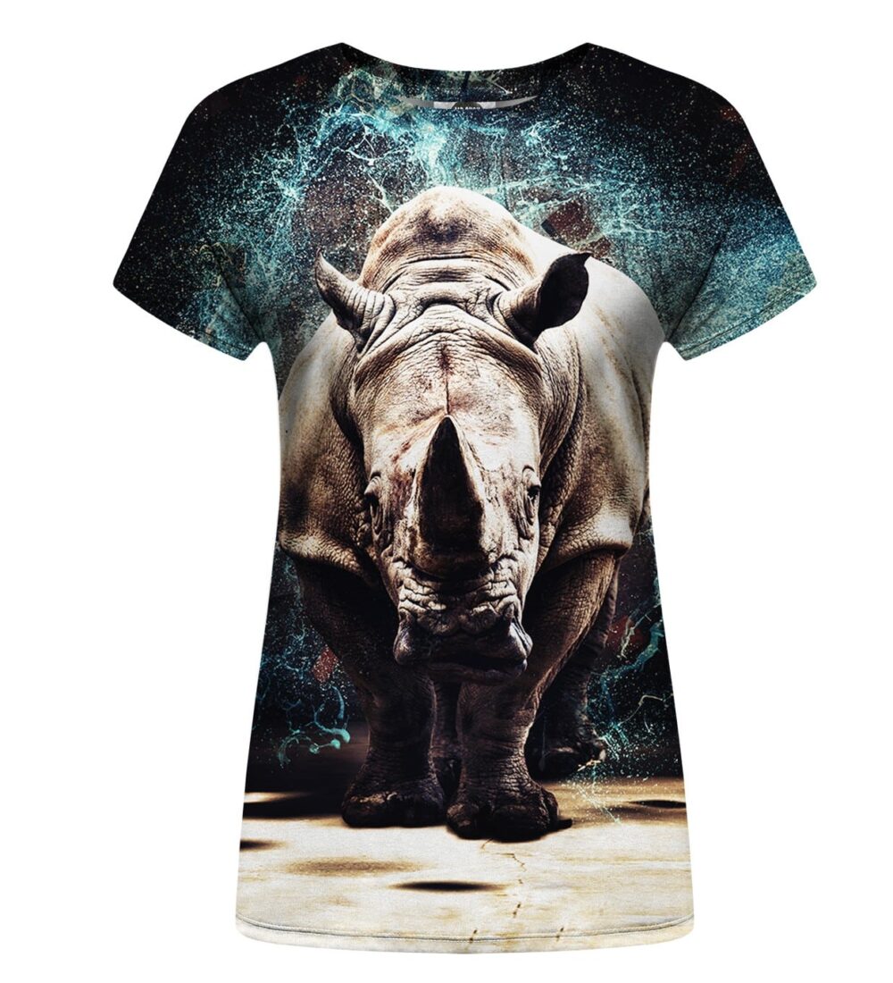 rhino womens t-shirt rhino womens t-shirt