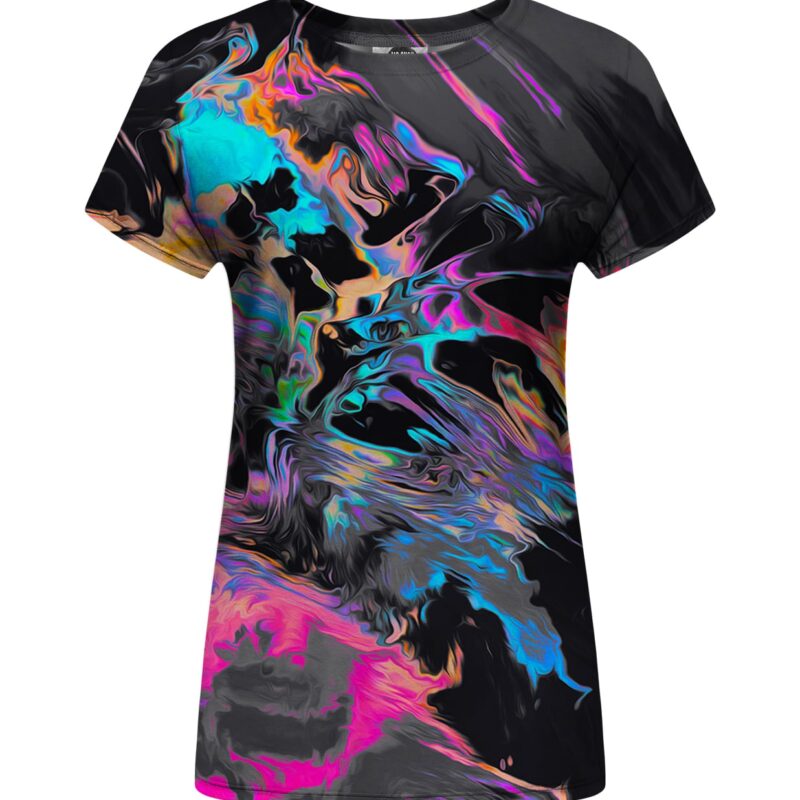 space colors womens t-shirt