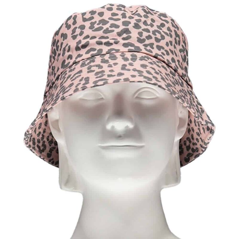 Sarlini Bucket hat panterprint roze - Afbeelding 3