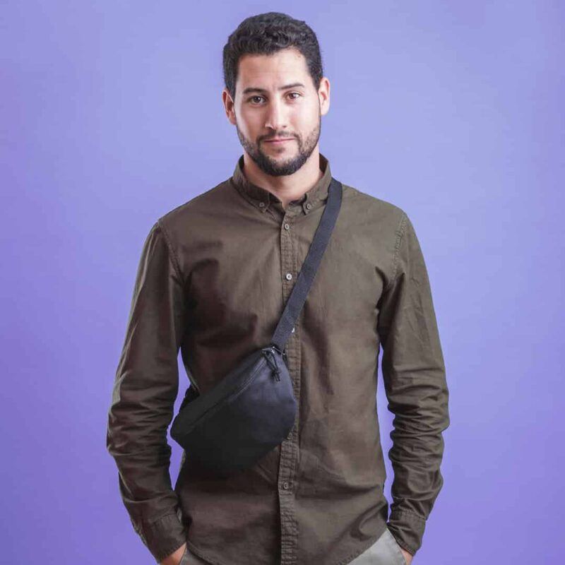 Fanny pack polyester blauw