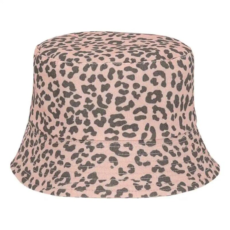 Sarlini Bucket hat panterprint roze
