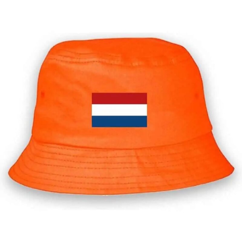 Bucket hat oranje | vissershoedje | zonnehoedje – Nederland