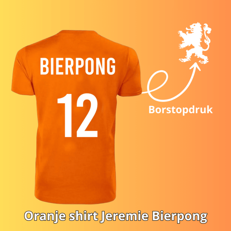 Bierpong oranje