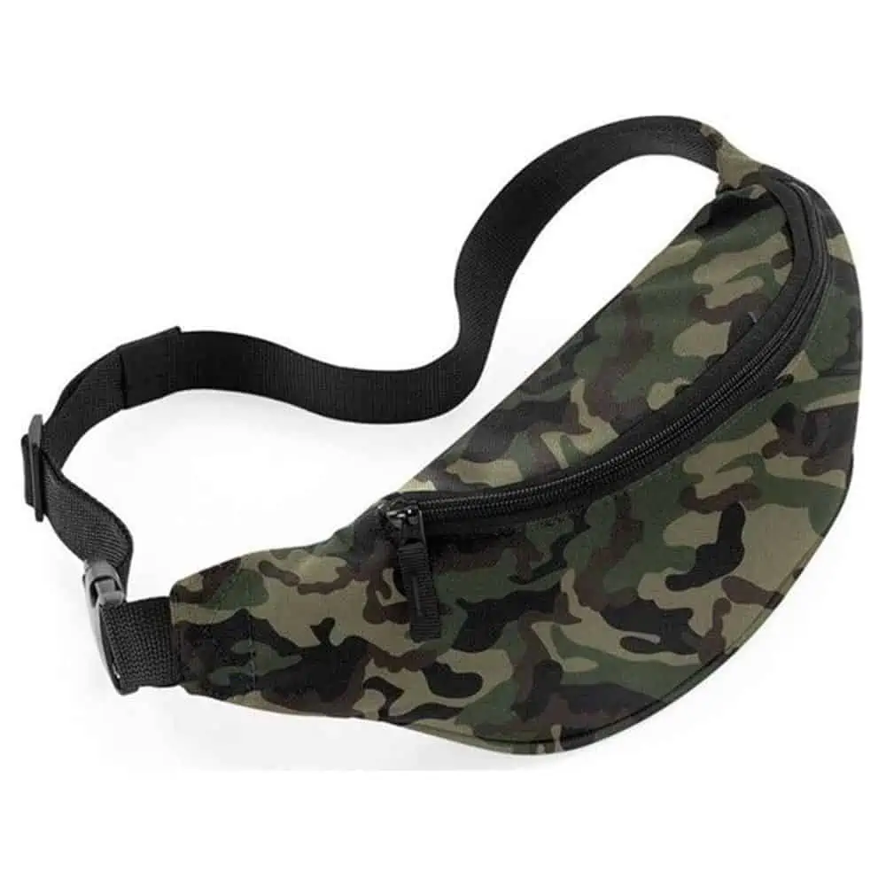 Bagbase fanny pack | camouflage groen Bagbase fanny pack | camouflage groen