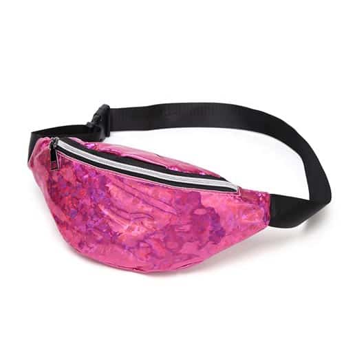 Fanny pack | Glanzend roze