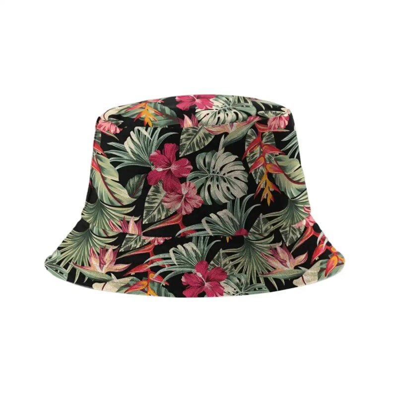 Yucka reversible vissershoedje met jungle print - 58 cm