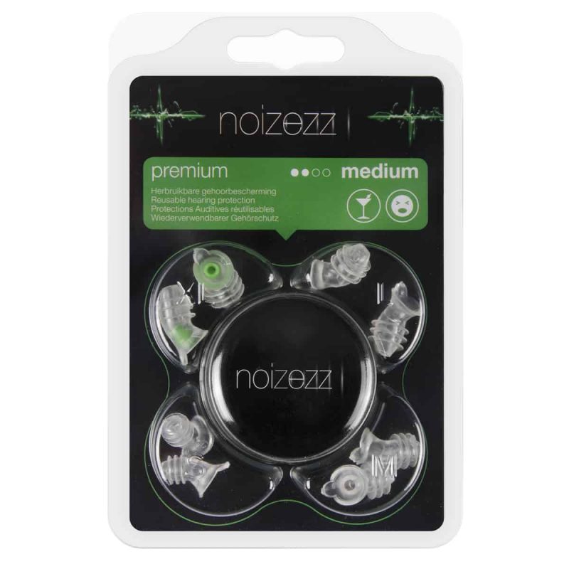 Noizezz Premium PF medium oordopjes groen