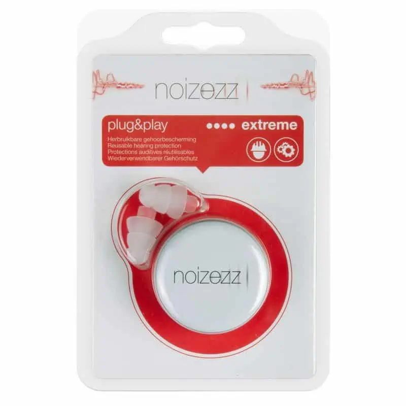 Noizezz Plug & Play extreme oordopjes rood