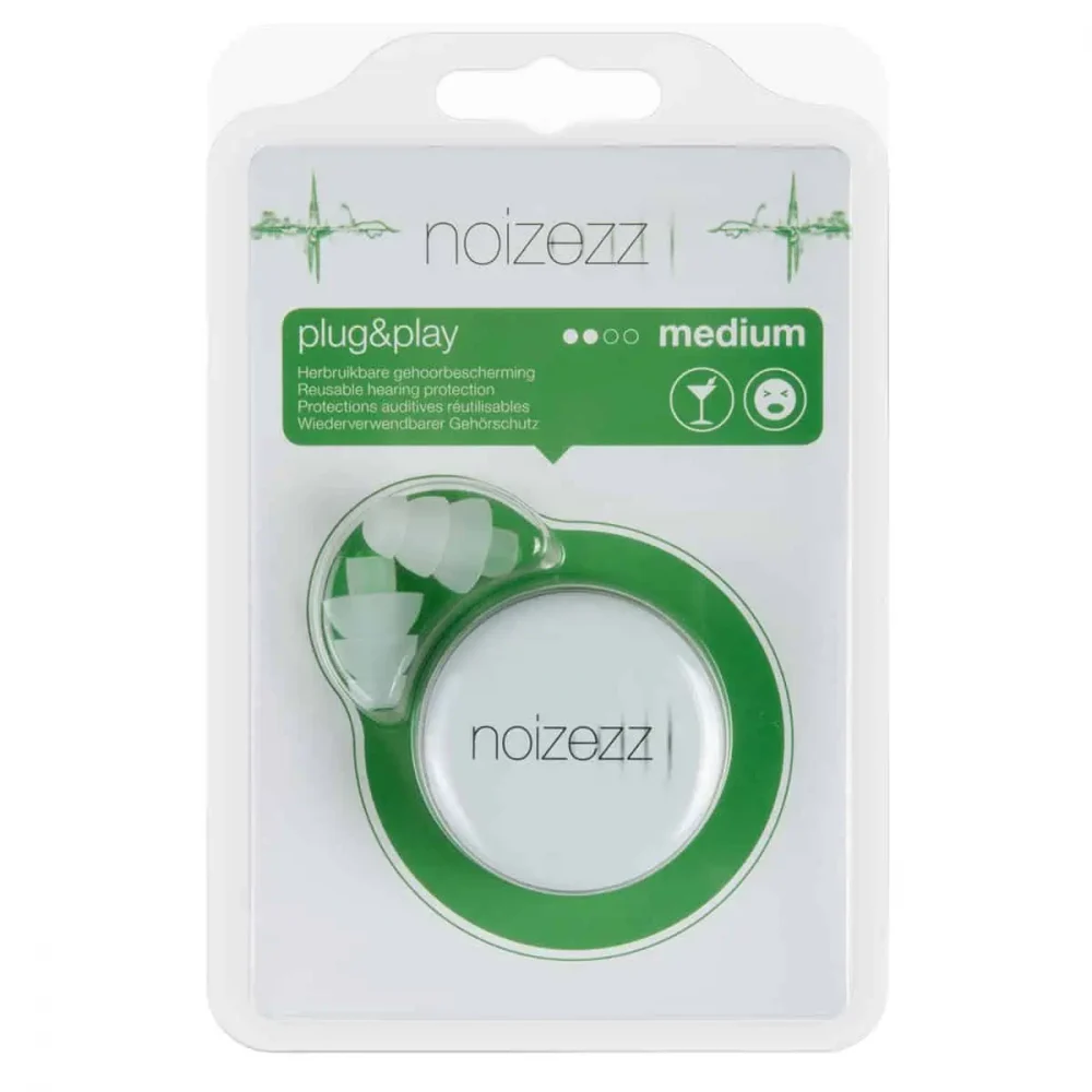 Noizezz Plug & Play medium oordopjes groen