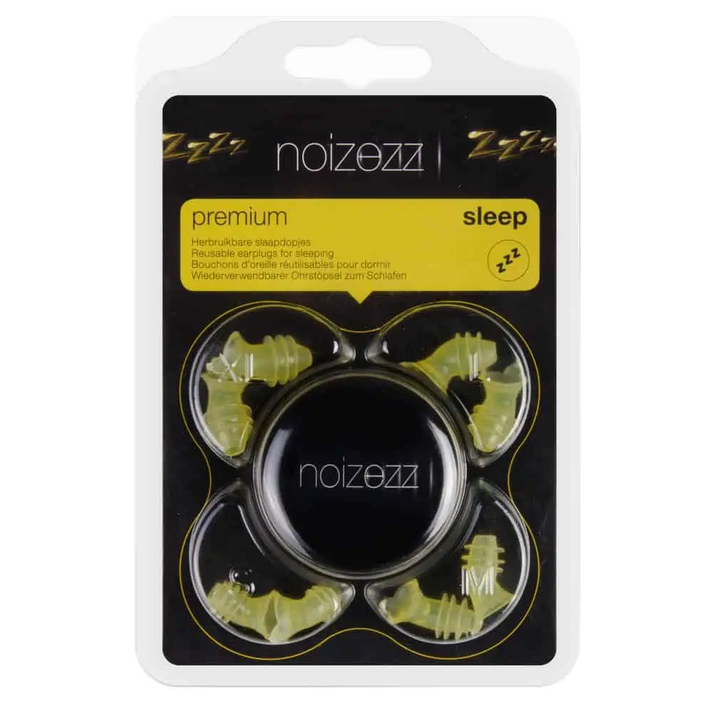 Noizezz Premium Sleep oordopjes geel – 4 maten