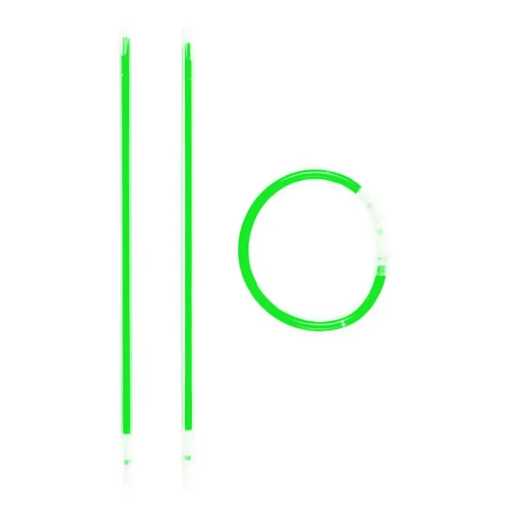 Glowsticks breekstaafjes | 100 stuks – Groen Glowstick groen