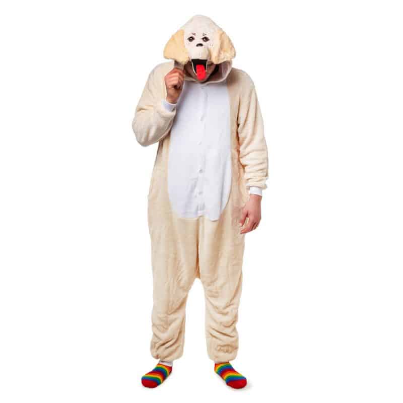 Rave teef honden onesie voorkant