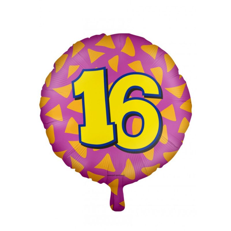 Folieballon 16 jaar