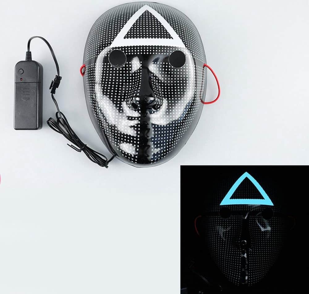 Squid game masker driehoek led