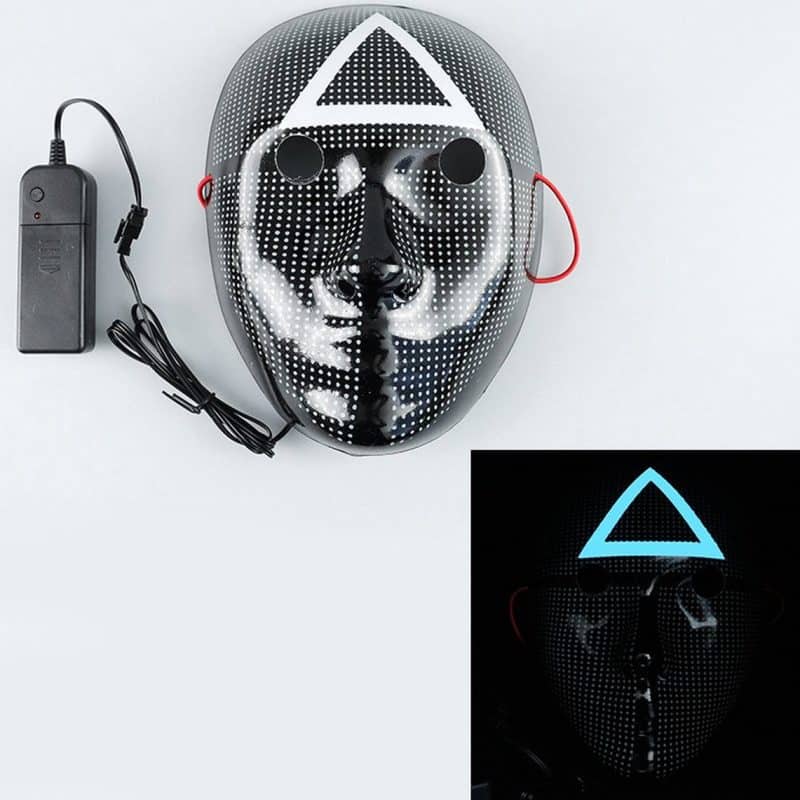 Squid game masker driehoek led