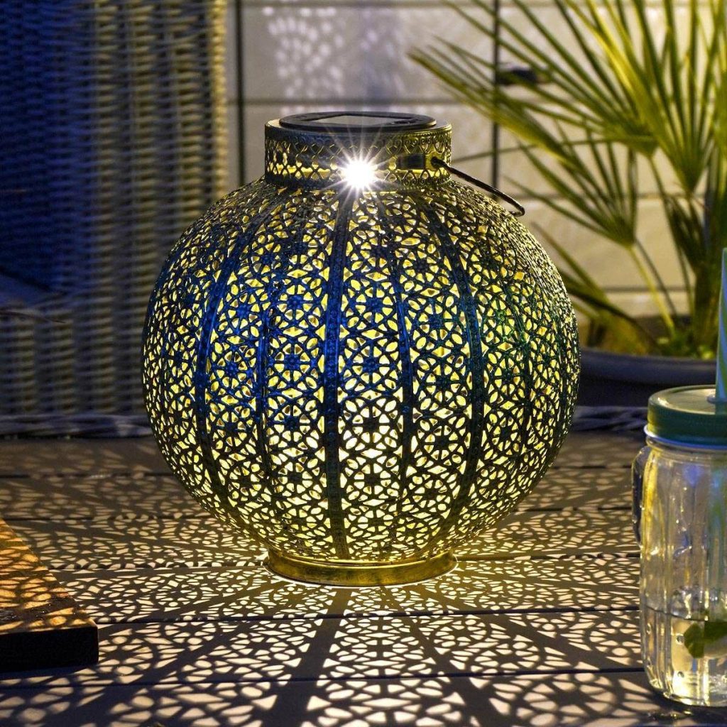 Moroccan style solar deals lights