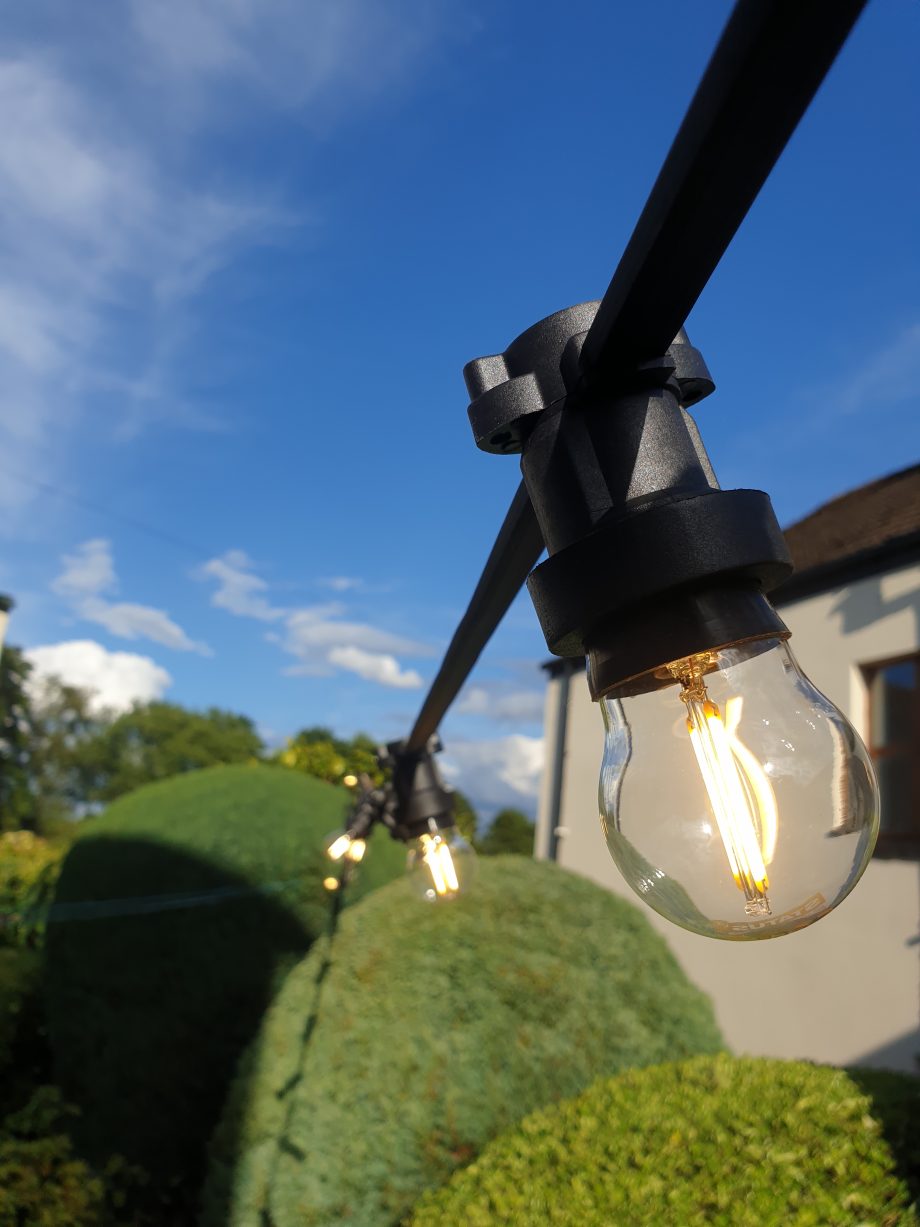 1.0m Heavy Duty Festoon Lighting (BC) (5m-100m LENGTH OPTIONS) (BEST UK PRICE)