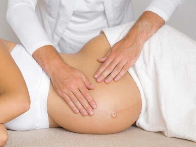 Massage femme enceinte