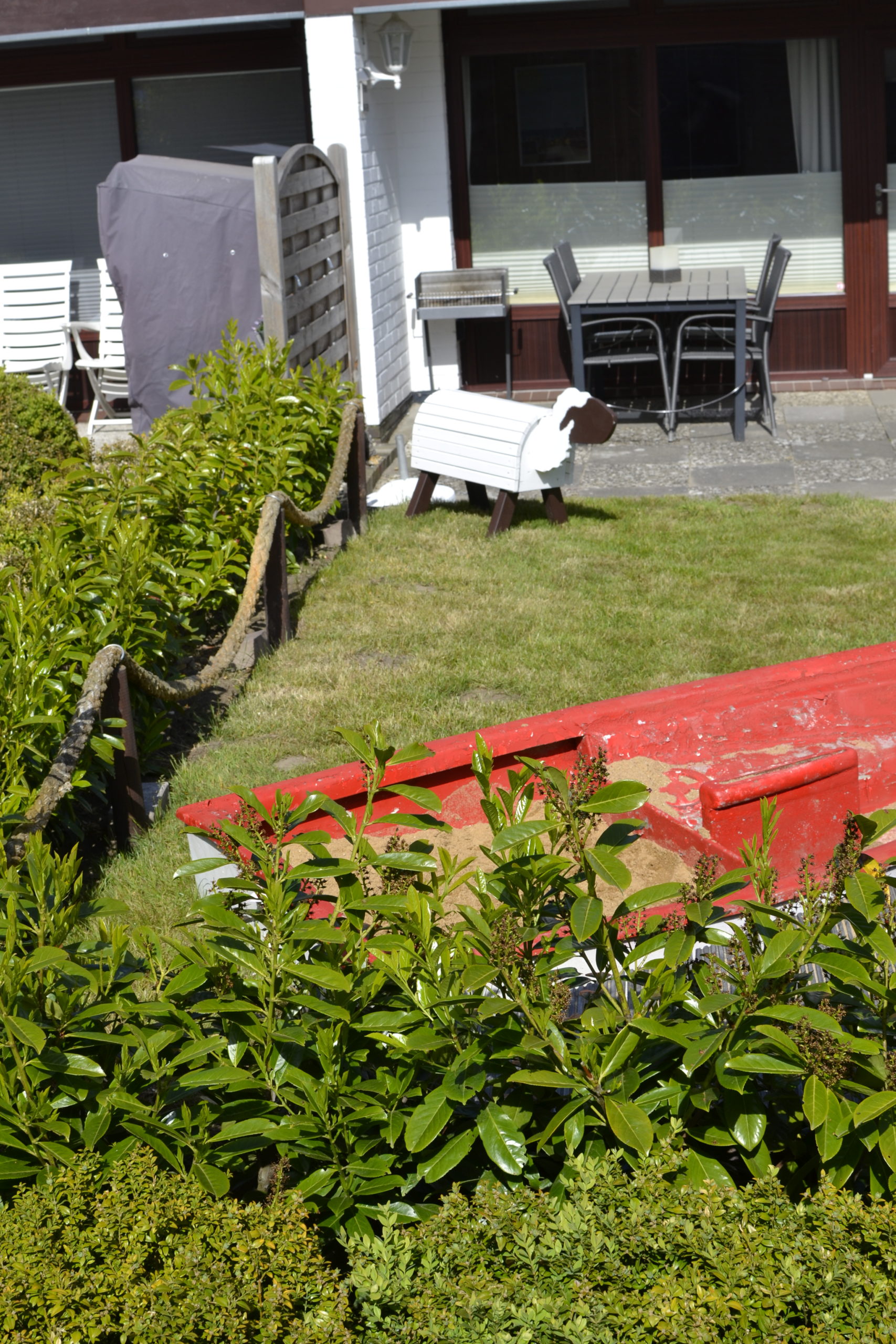 Der Garten Ferienwohnung Skagen in Westerdeichstrich